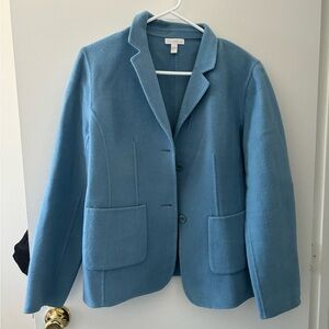 Light Blue Wool Blazer